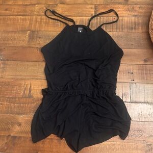 SOMETHING NAVY Lounge Romper‎
